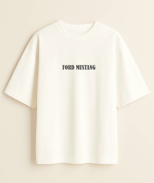 "American Muscle" 1967 Mustang Oversized Tee -Noirs Clothing-