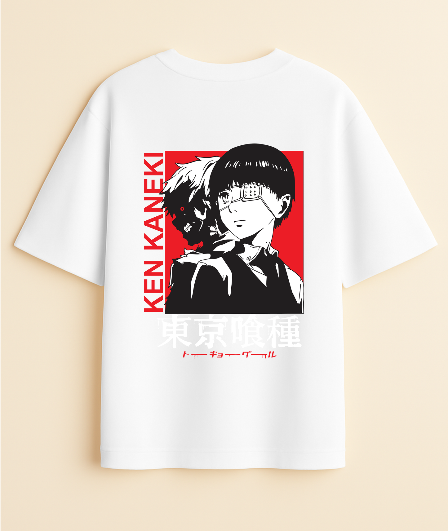 DARK REIGN: Kaneki’s Awakening Tokyo Ghoul Oversized Tee -Noirs Clothing-