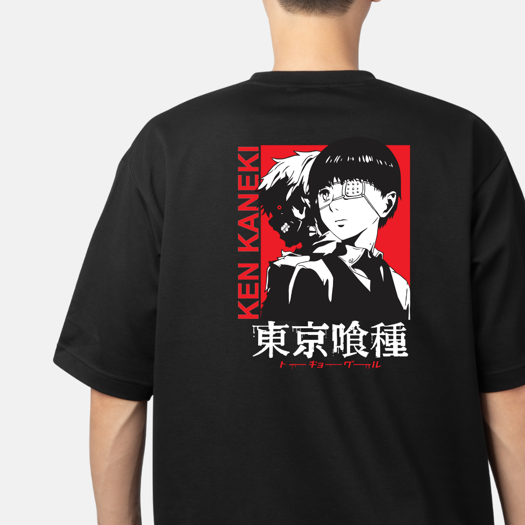 DARK REIGN: Kaneki’s Awakening Tokyo Ghoul Oversized Tee -Noirs Clothing-