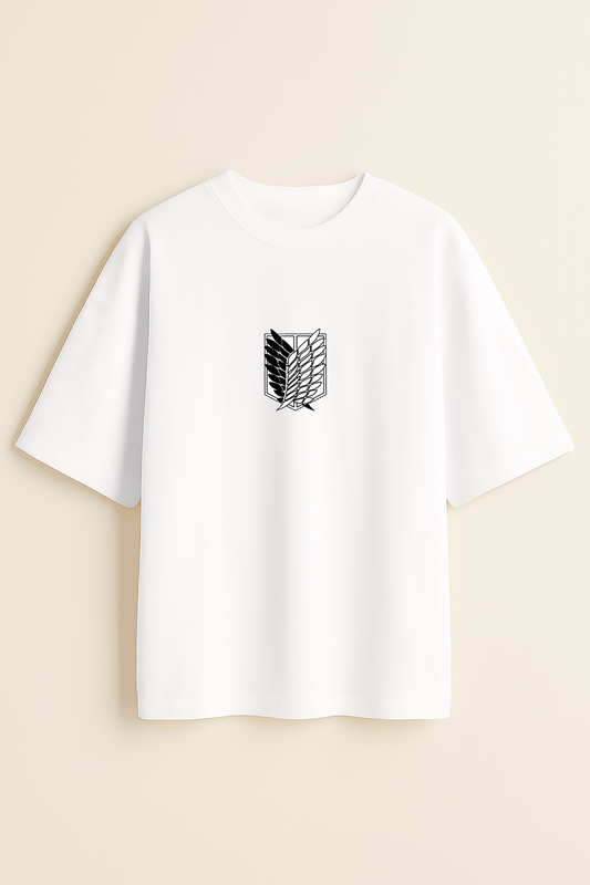 "Destined" Eren & Mikasa Oversized Tee -Noirs Clothing- T-Shirt