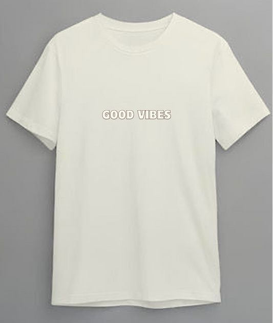 "Good Vibes" T-Shirt | Positive Slogan Tee for Men & Women Noirs Clothing -Noirs Clothing