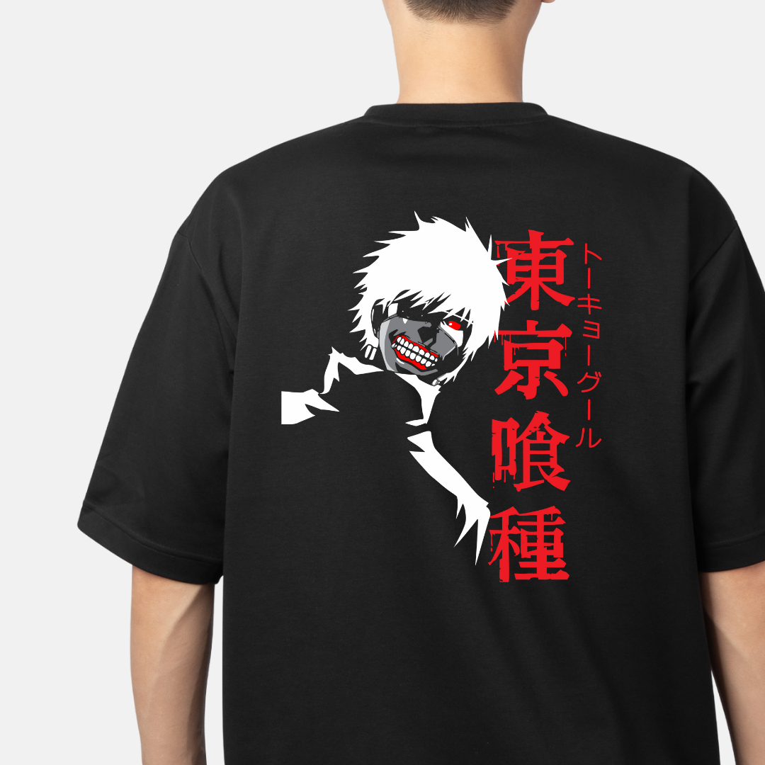 NIGHTMARE ASCENDANT: Tokyo Ghoul Oni Edition Oversized Tee -Noirs Clothing-
