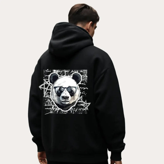 Panda Heavyweight Streetwear Pullover -Noirs Clothing-