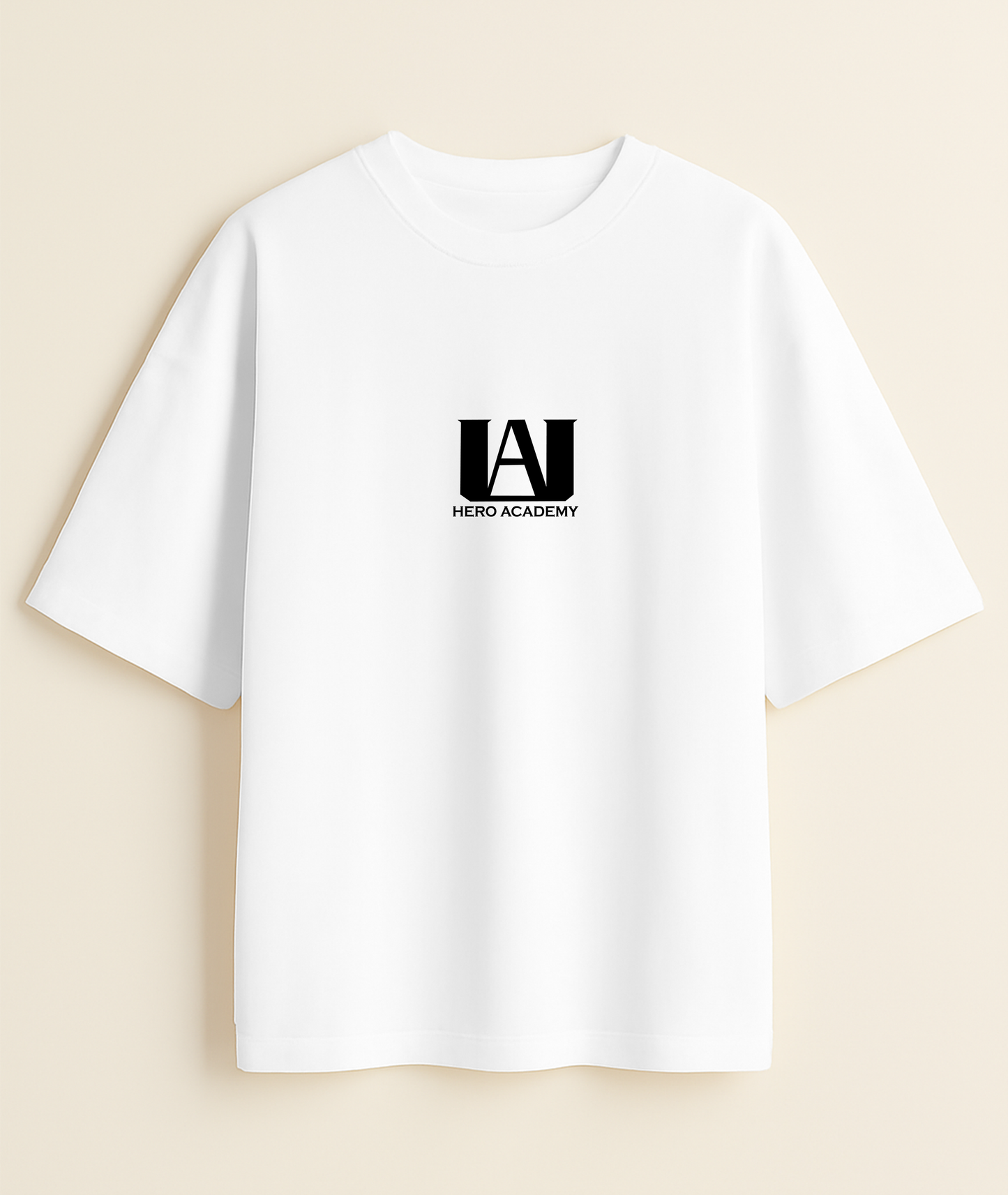 SMILE OF HEROISM: Deku Classic Manga Oversized Tee -Noirs Clothing-