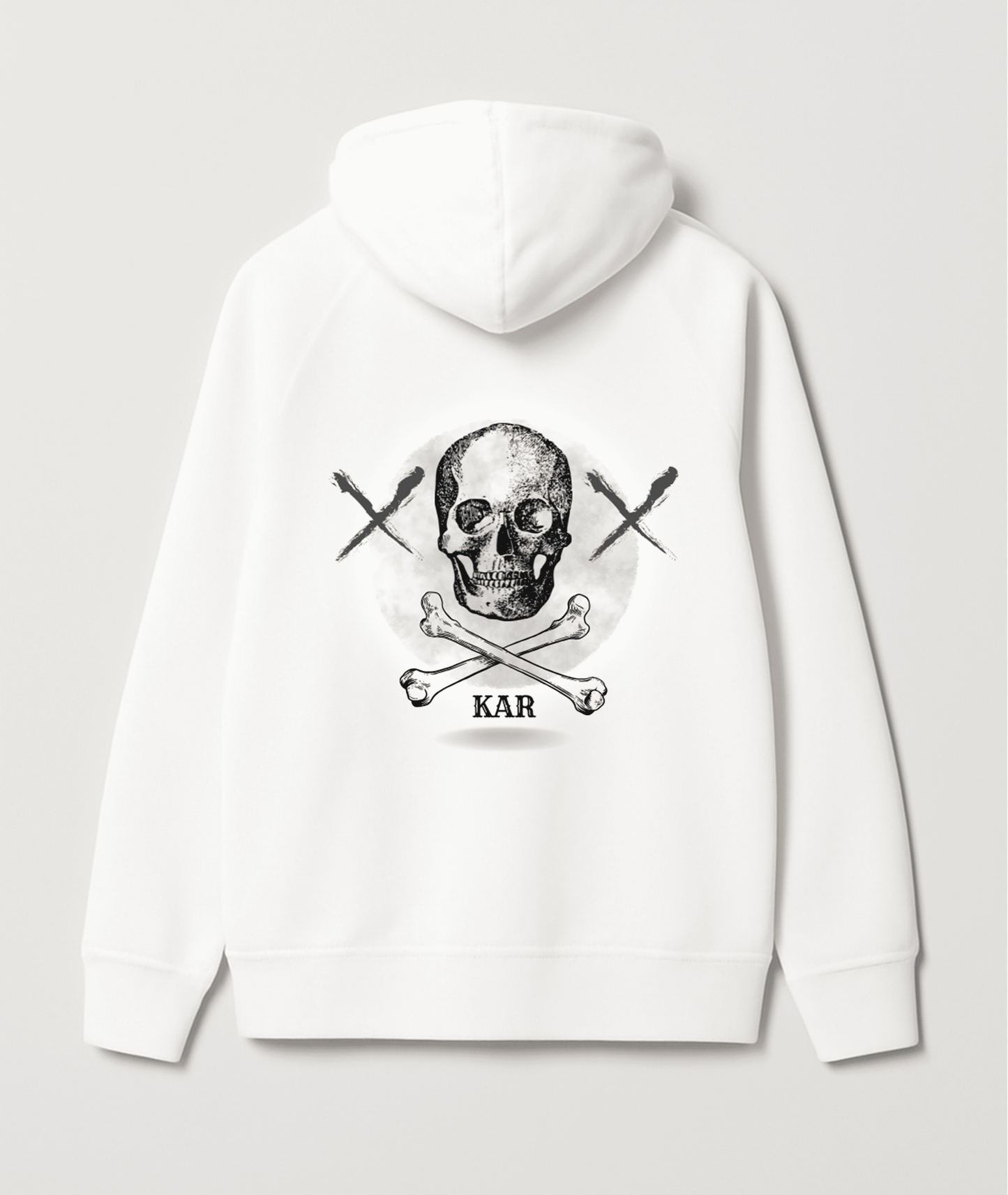Skull Cross Bones Hoodie – Premium Streetwear Graphic Hoodie Noirs Clothing -Noirs Clothing