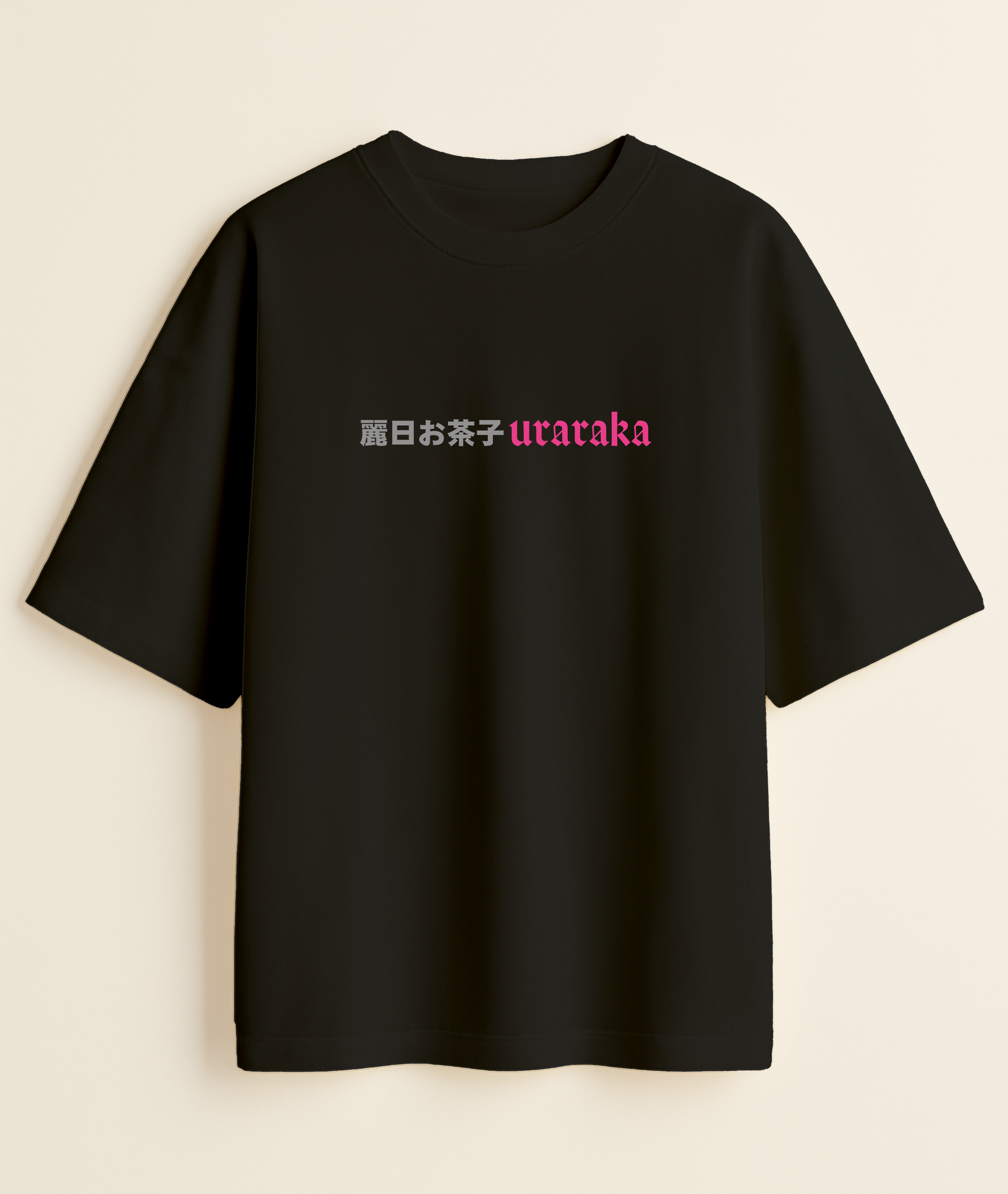 ANTI-GRAVITY DREAM: Uravity Street Pop Oversized Tee -Noirs Clothing- 
