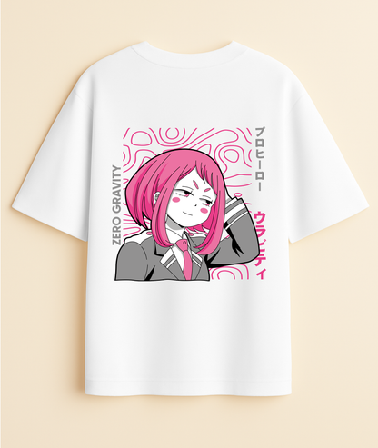 ANTI-GRAVITY DREAM: Uravity Street Pop Oversized Tee -Noirs Clothing- 