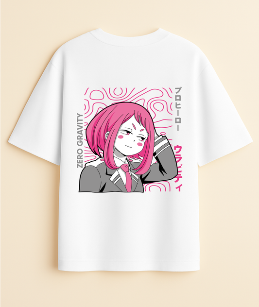 ANTI-GRAVITY DREAM: Uravity Street Pop Oversized Tee -Noirs Clothing- 