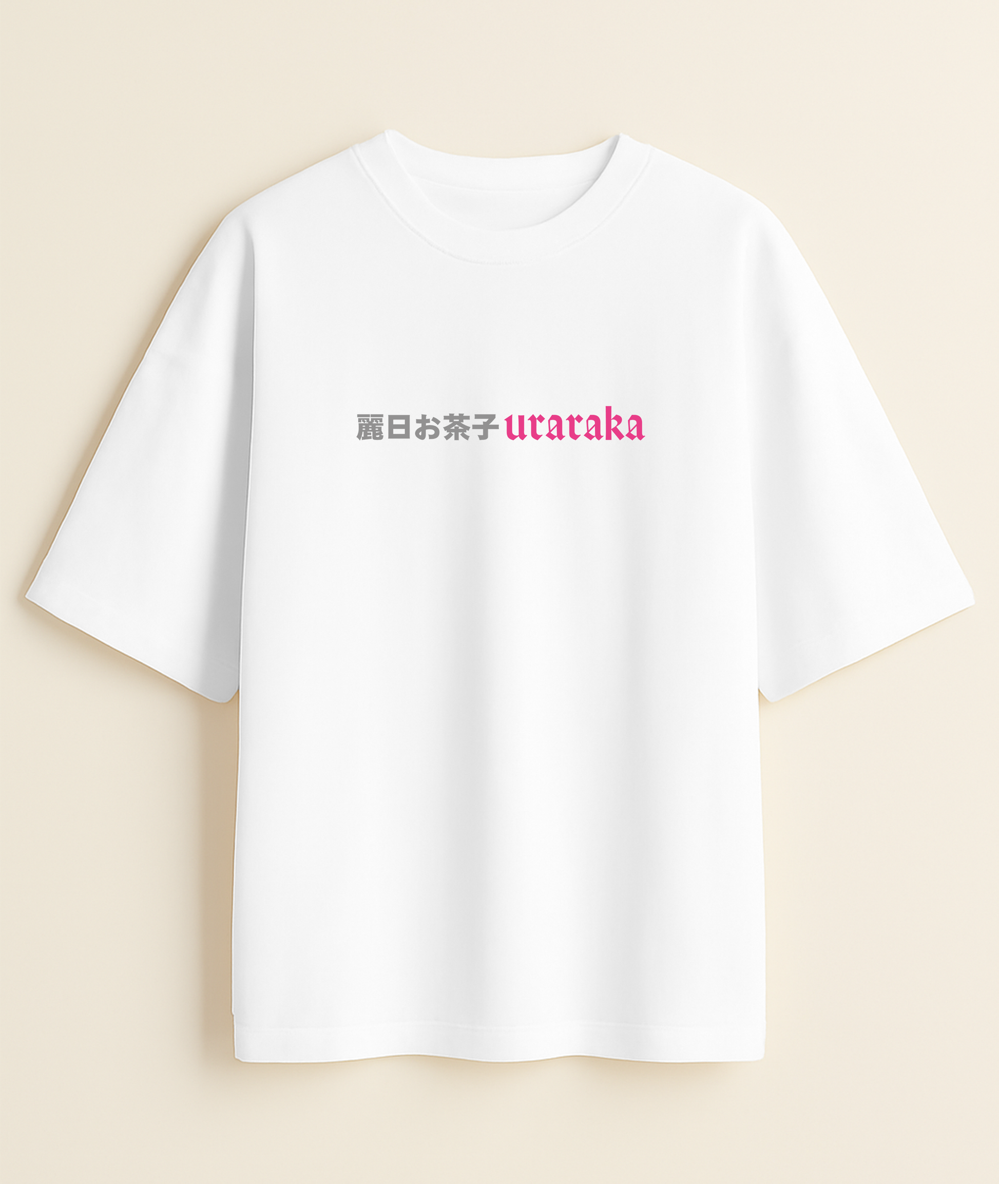ANTI-GRAVITY DREAM: Uravity Street Pop Oversized Tee -Noirs Clothing- 