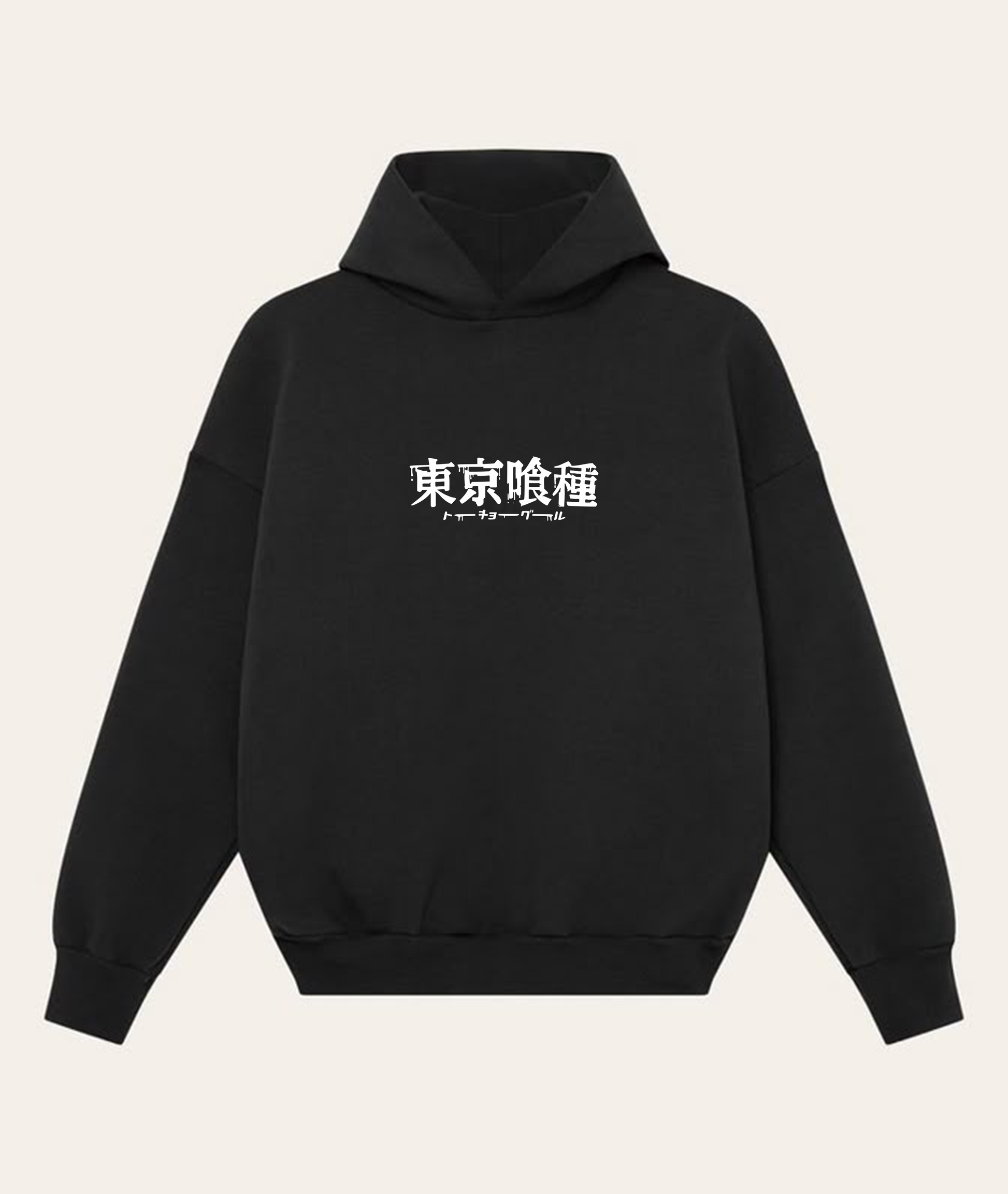 ARCTIC GHOUL: Kaneki Frostbite Hoodie -Noirs Clothing- 