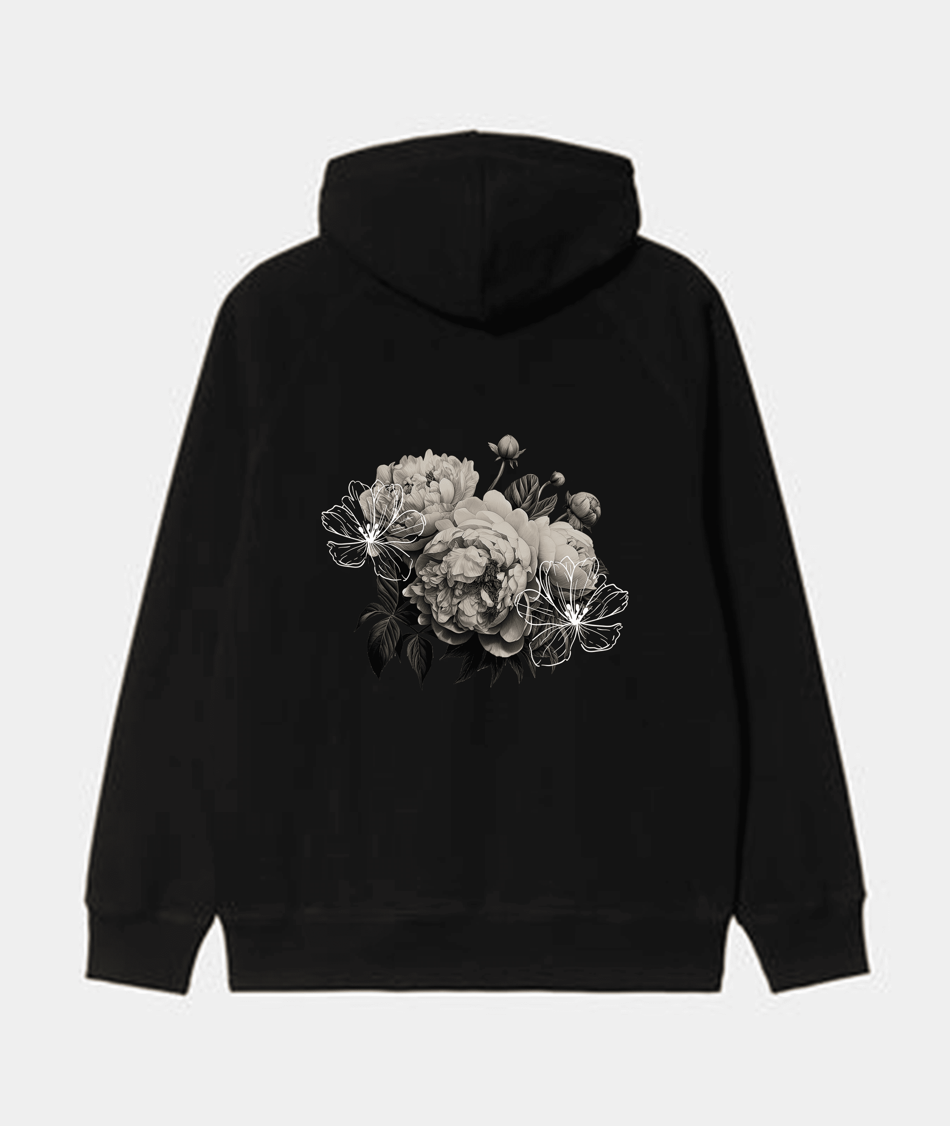 "Art of Nature" Graphic Print Hoodie | Premium Oversized Hoodie Noirs Clothing -Noirs Clothing