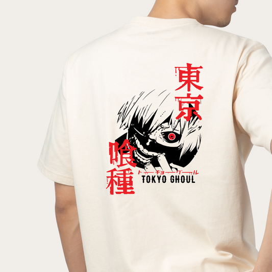 BLOOD MOON RAMPAGE: Kaneki Berserk Edition Oversized Tee -Noirs Clothing- 