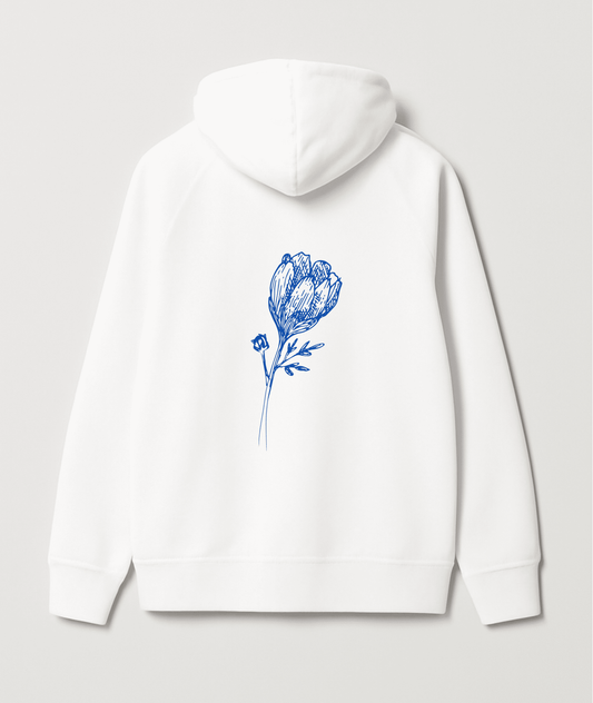 "Blooming Love" Couple Hoodie | Cute Floral Design Noirs Clothing -Noirs Clothing