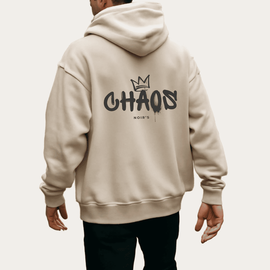 Chaos Graphic Hoodie for Men & Women | Oversized Style Noirs Clothing -Noirs Clothing