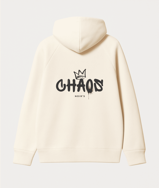 Chaos Graphic Hoodie for Men & Women | Oversized Style Noirs Clothing -Noirs Clothing