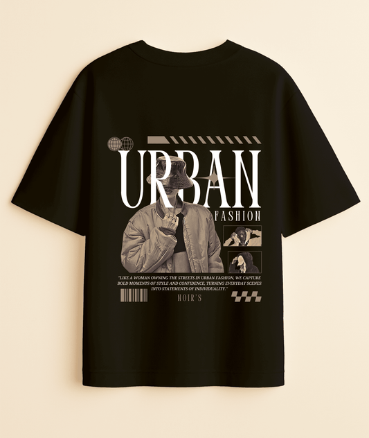 "City Vibe" Oversized Tee | Urban Streetwear Noirs Clothing -Noirs Clothing