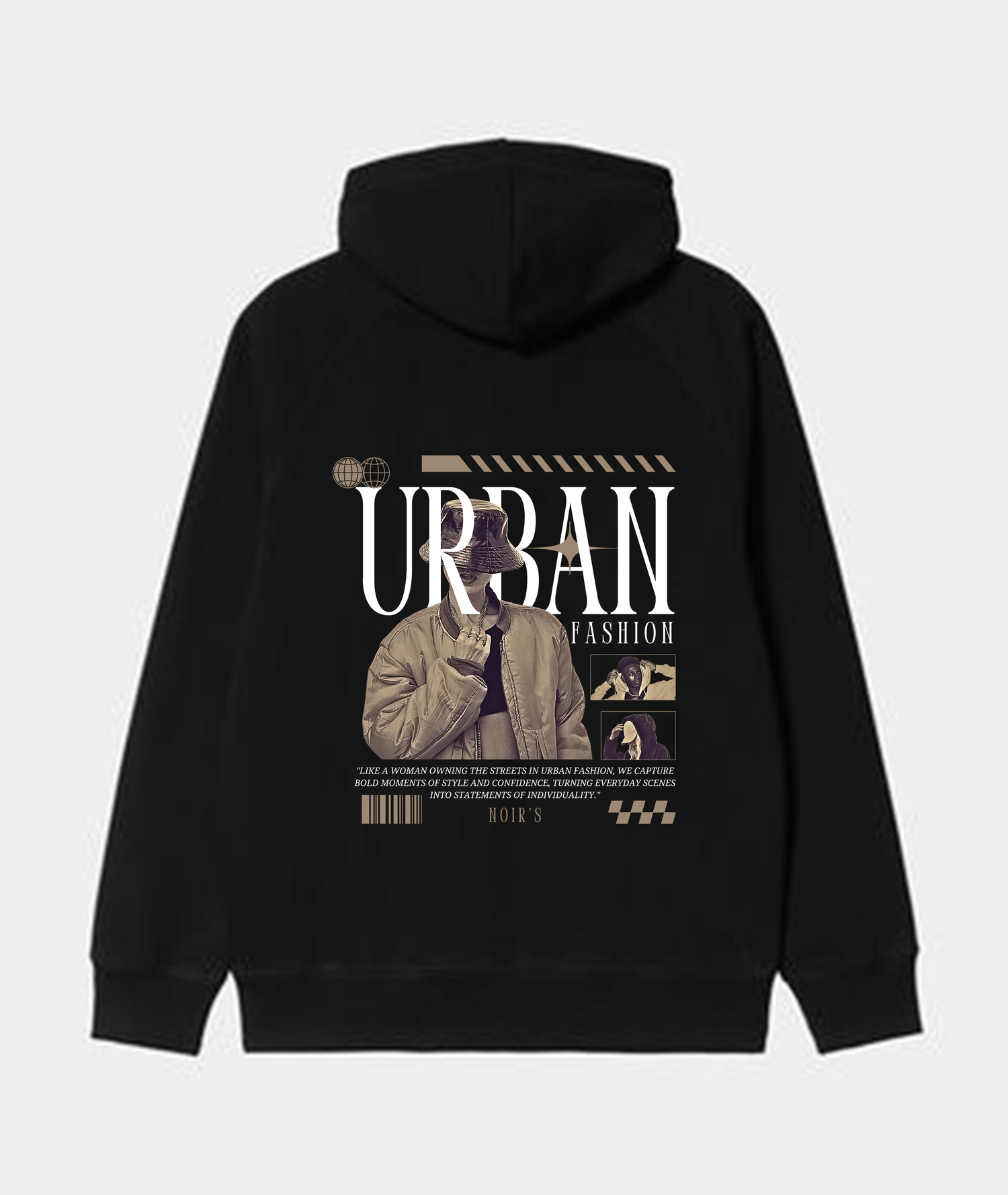 "City Vibe" Urban Life Hoodie | Streetwear Essential Noirs Clothing -Noirs Clothing