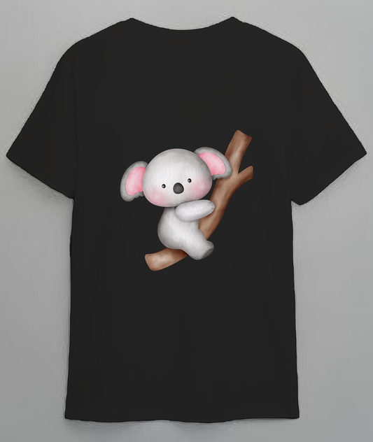 Cute Koala T-Shirt for Men & Women | Animal Print Casual Tee Noirs Clothing -Noirs Clothing