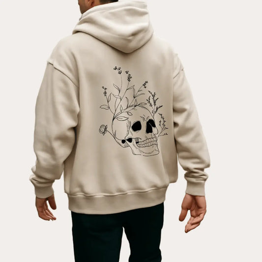 "Death Before Dishonor" Skull Hoodie | Streetwear Essential -Noirs Clothing- 