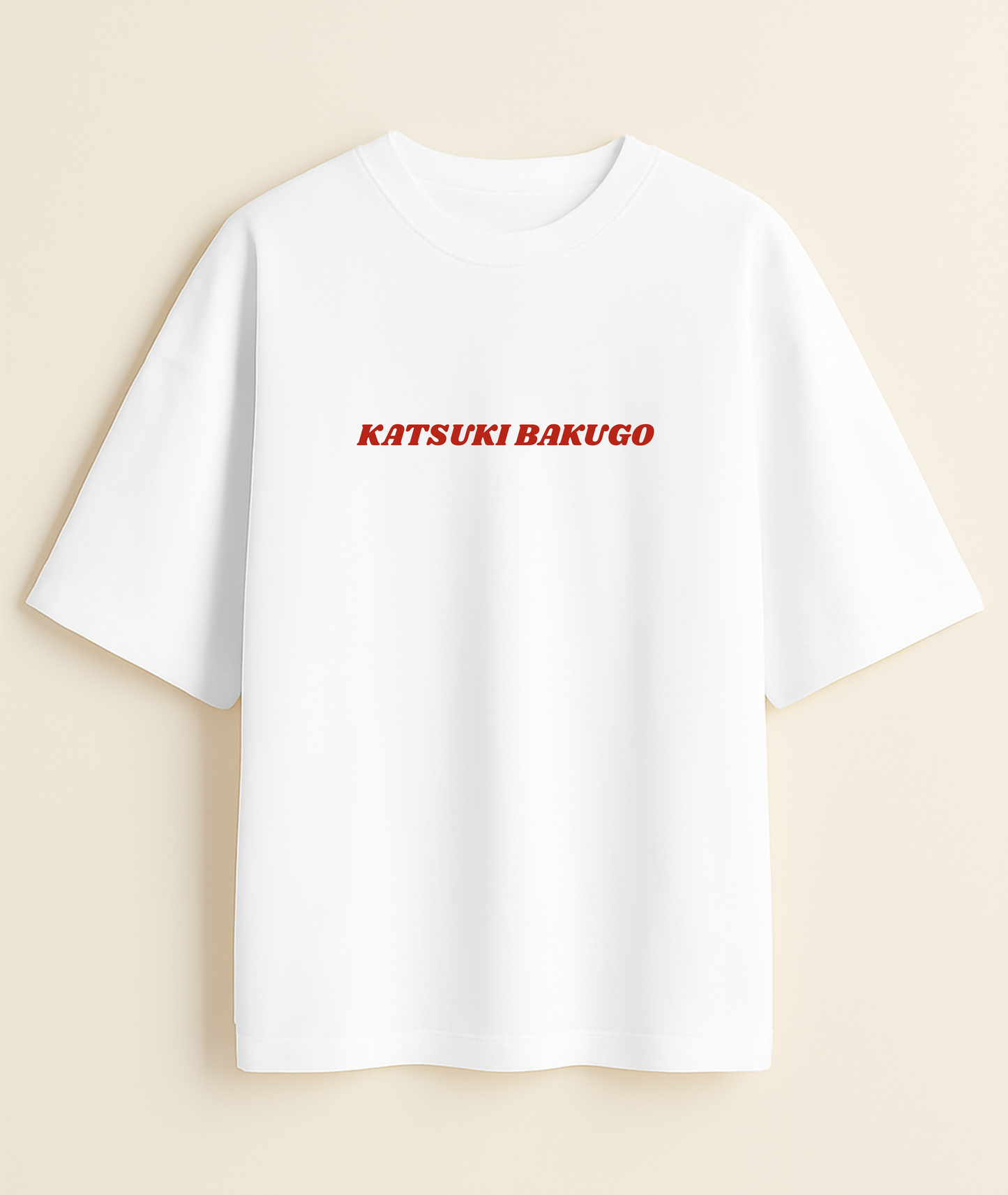 EXPLOSION KING: Bakugo Kacchan Fury Oversized Tee -Noirs Clothing- 