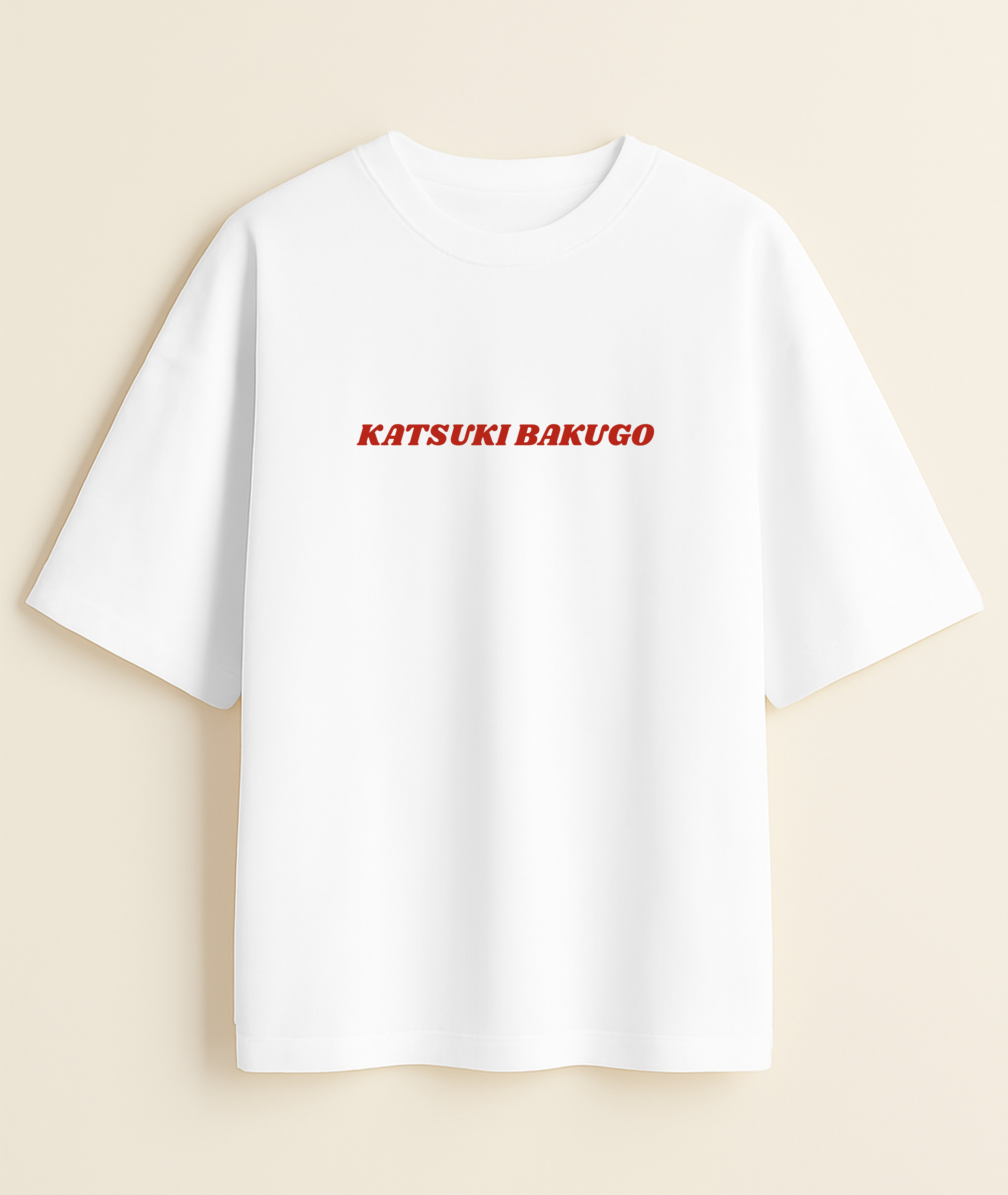 EXPLOSION KING: Bakugo Kacchan Fury Oversized Tee -Noirs Clothing- 