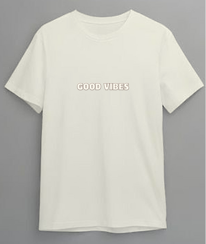 "Good Vibes" T-Shirt | Positive Slogan Tee for Men & Women Noirs Clothing -Noirs Clothing