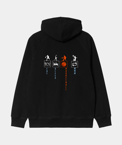 "Hoops Culture" Basketball Hoodie | Streetwear Essential Noirs Clothing -Noirs Clothing