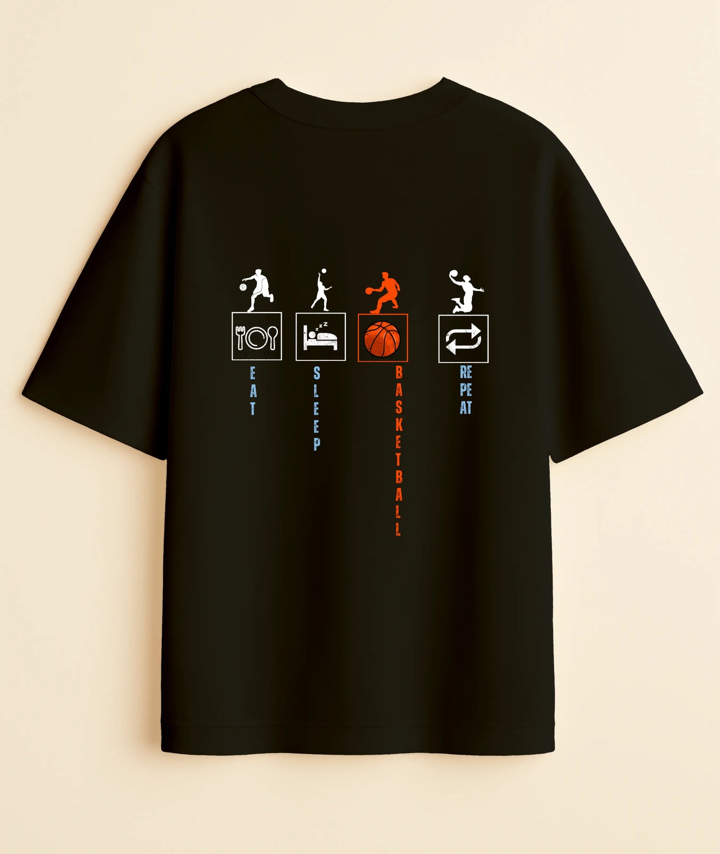 "Hoops Culture" Oversized T-Shirt | Streetwear Essential -Noirs Clothing- 