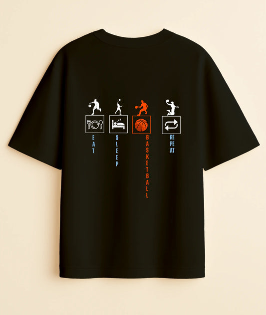 "Hoops Culture" Oversized T-Shirt | Streetwear Essential -Noirs Clothing- 