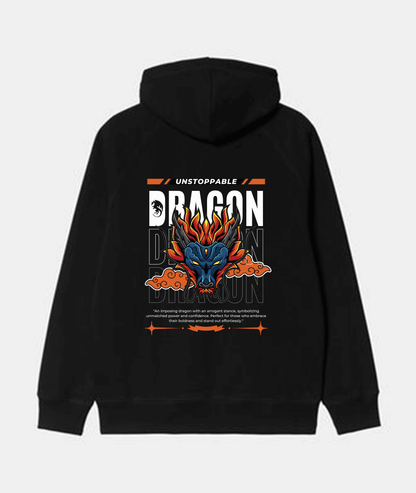 Japanese Dragon Black Hoodie – Premium Streetwear Graphic Hoodie Noirs Clothing -Noirs Clothing