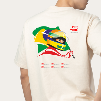 LEGEND UNWAVERING: Senna Brasil Glory oversized Tee -Noirs Clothing- 