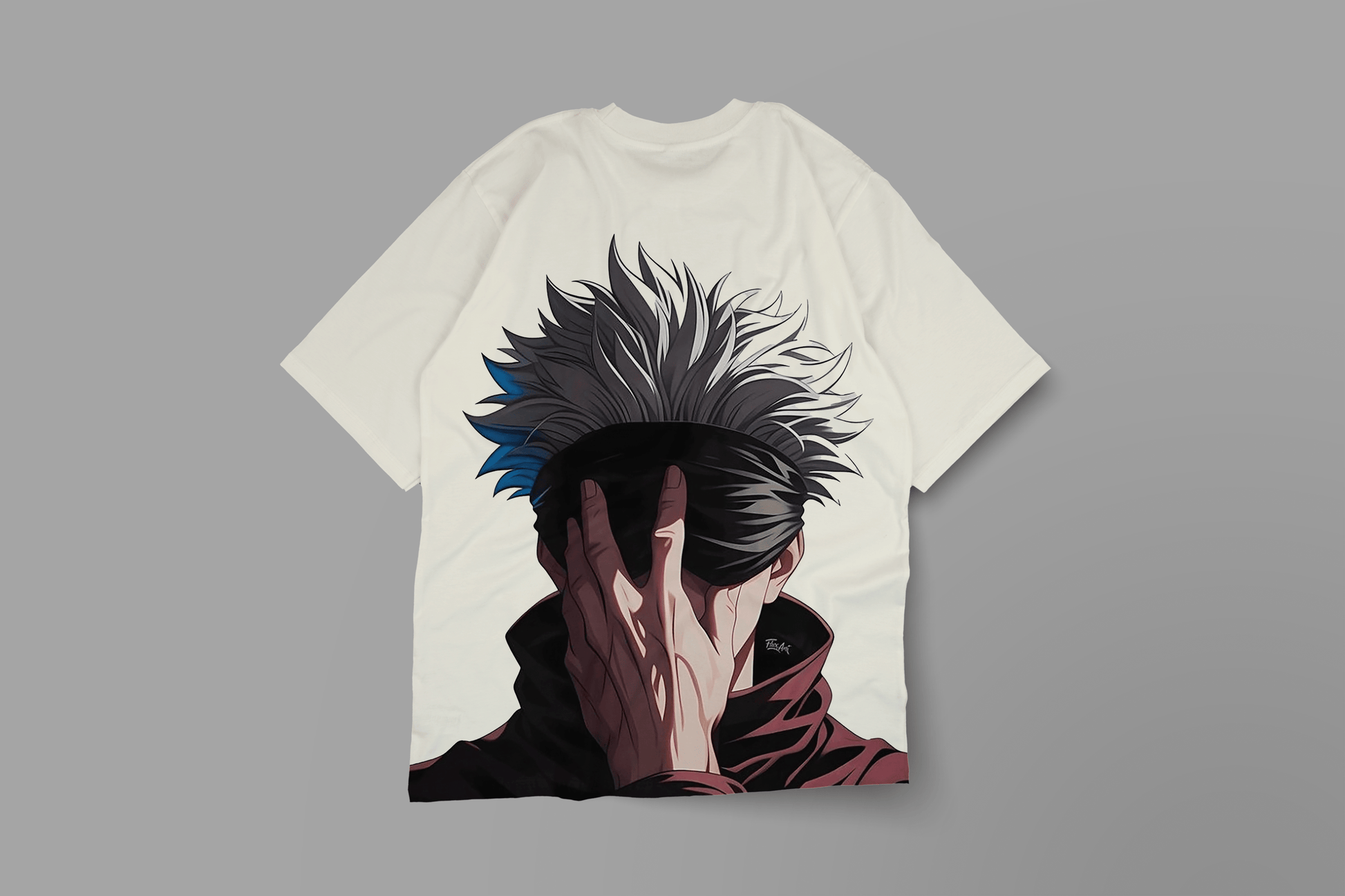 "Limitless" Gojo Satoru Oversized Tee | JJK Fan Apparel -Noirs Clothing- T-Shirt