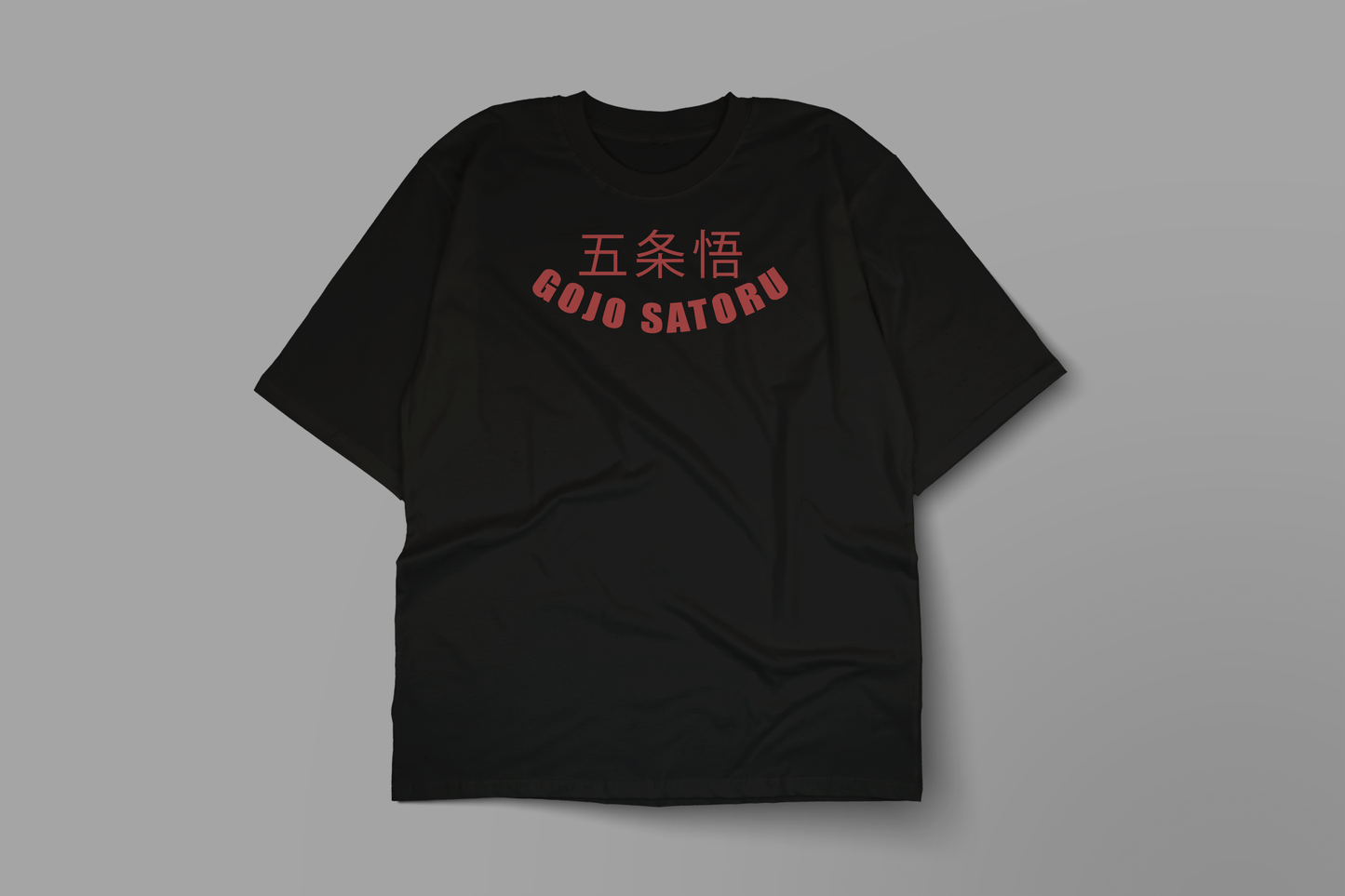 "Limitless" Gojo Satoru Oversized Tee | JJK Fan Apparel -Noirs Clothing- T-Shirt