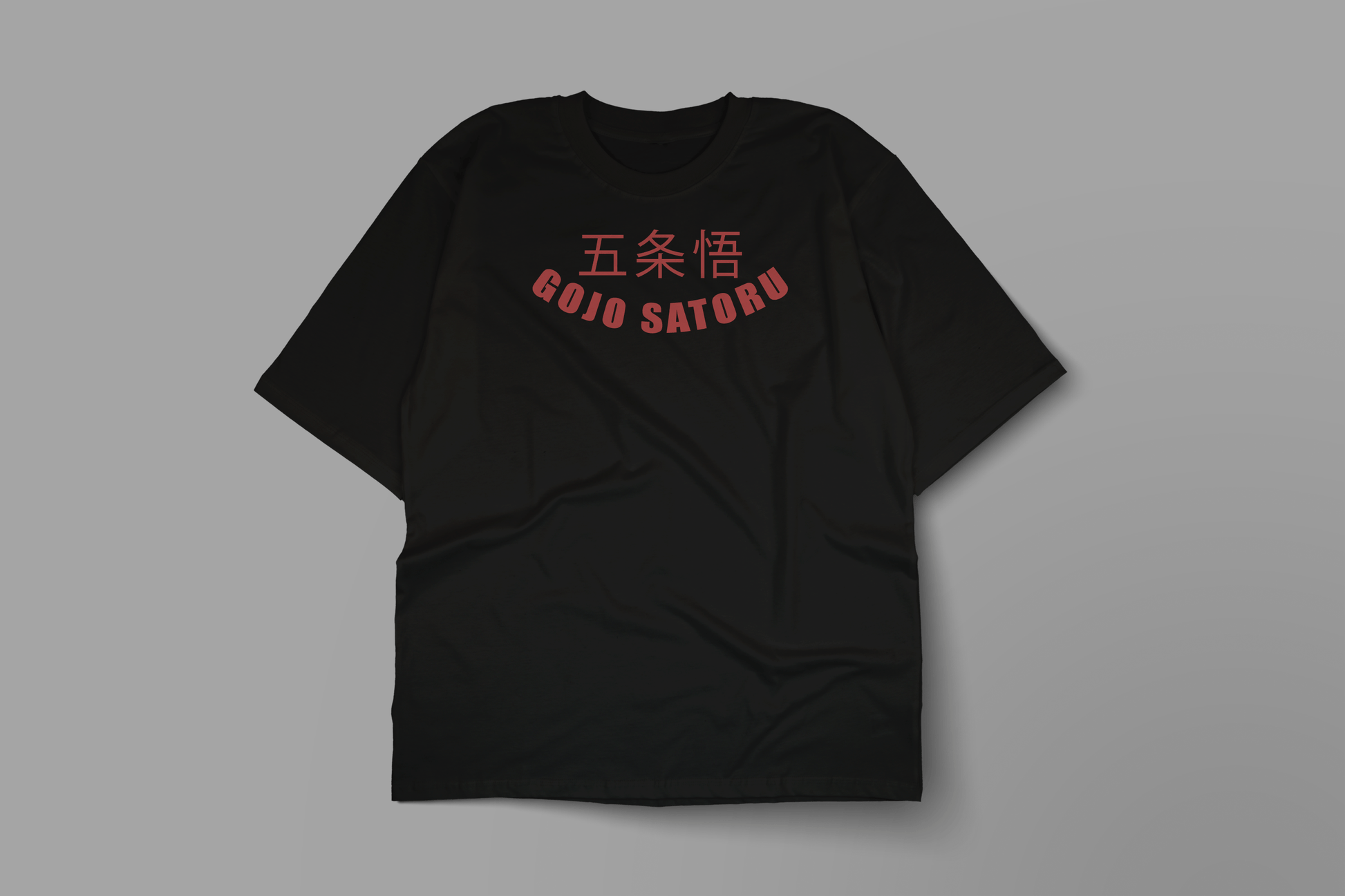 "Limitless" Gojo Satoru Oversized Tee | JJK Fan Apparel -Noirs Clothing- T-Shirt