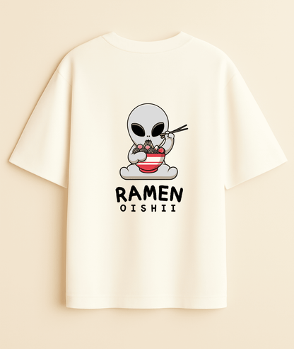 "Noodle Life" Oversized Tee | Japanese Streetwear Noirs Clothing -Noirs Clothing