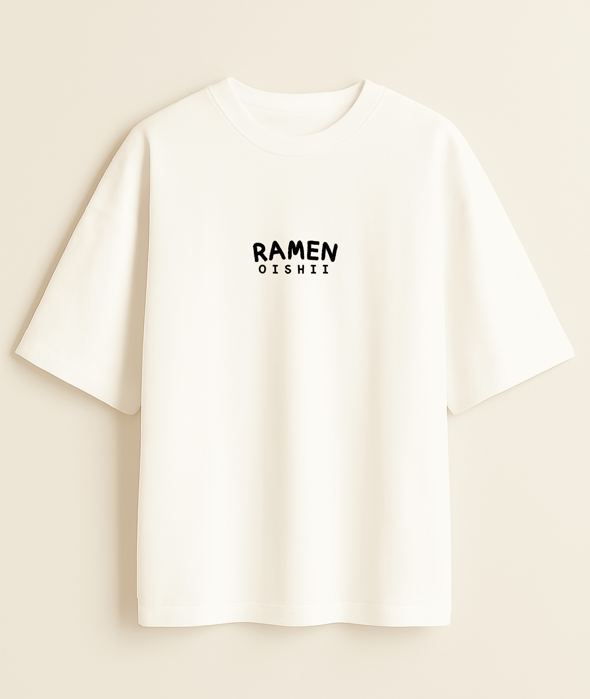 "Noodle Life" Oversized Tee | Japanese Streetwear Noirs Clothing -Noirs Clothing