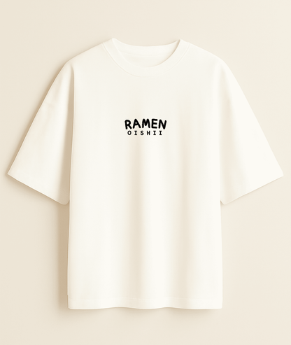 "Noodle Life" Oversized Tee | Japanese Streetwear Noirs Clothing -Noirs Clothing