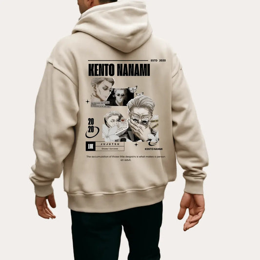 "Overtime" Nanami Kento Hoodie | JJK Fan Apparel -Noirs Clothing- 