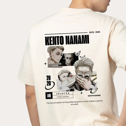 "Overtime" Nanami Kento Oversized Tee -Noirs Clothing- T-Shirt