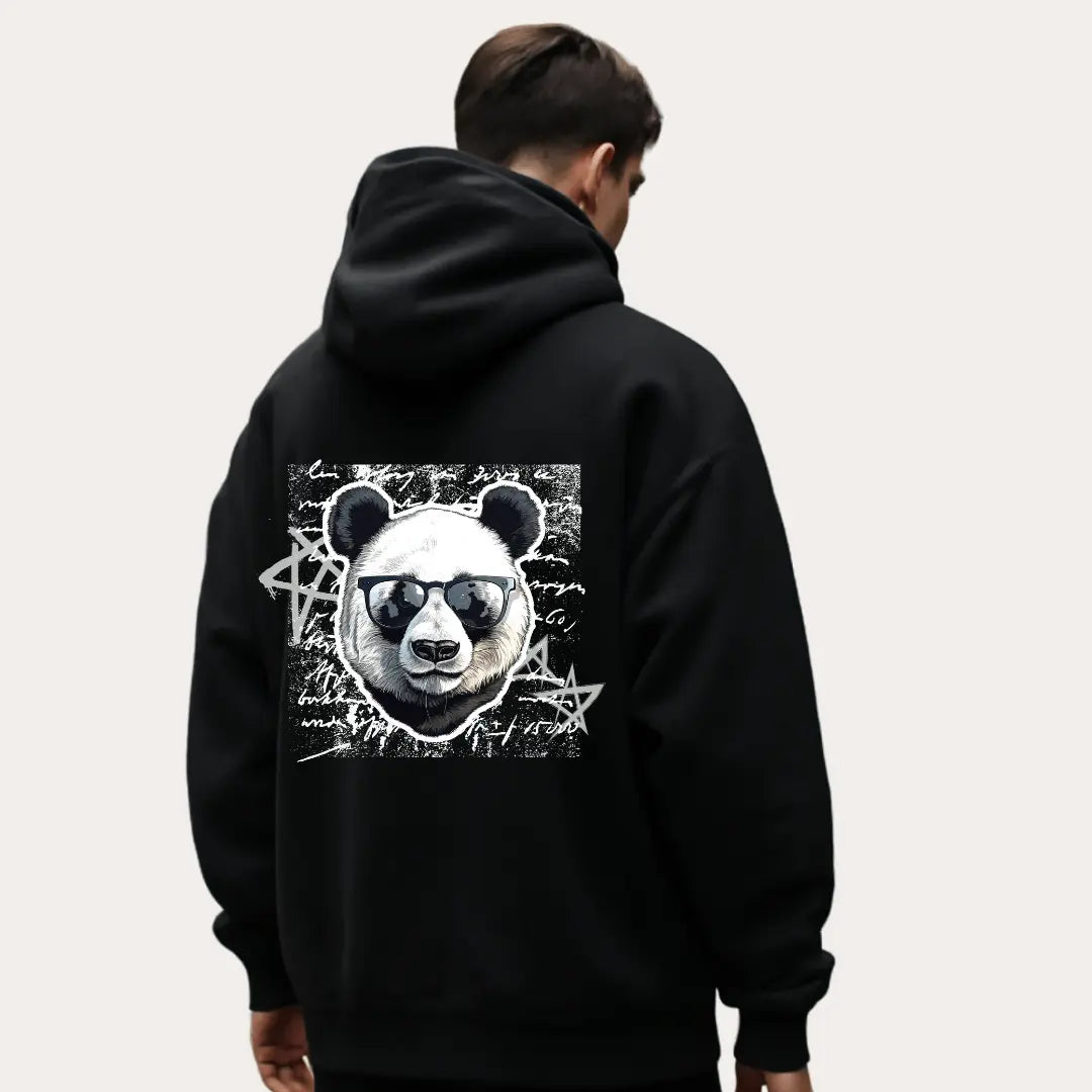 Panda Heavyweight Streetwear Pullover -Noirs Clothing- 