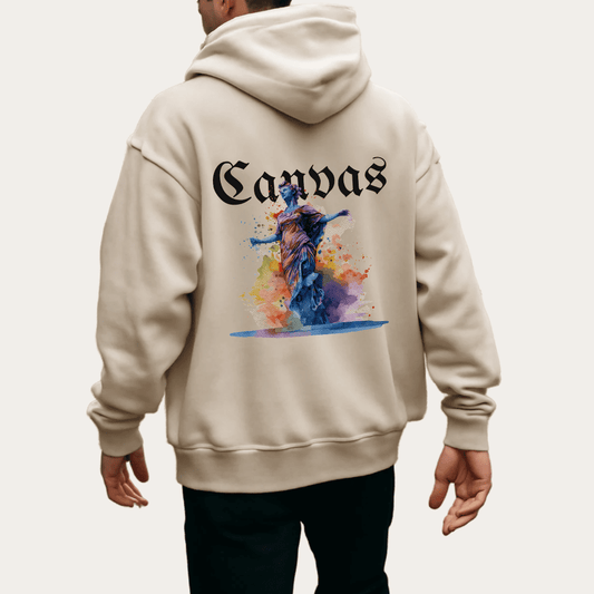 Plain Oversized Hoodie for Men & Women | Heavy-Duty Street Style Noirs Clothing -Noirs Clothing