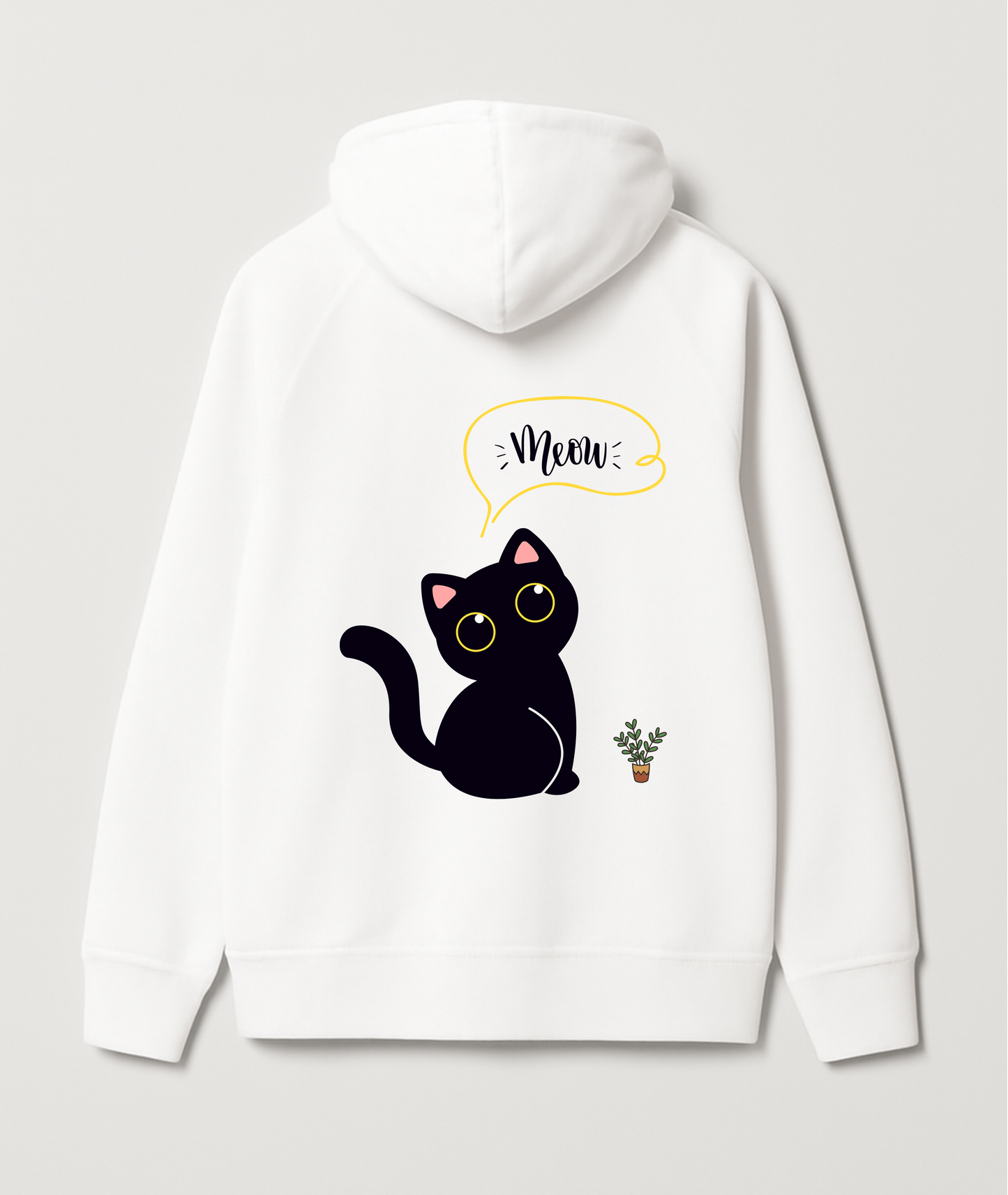 "Purrfectly Cozy" Cat Hoodie | The Ultimate Cat Lover's Apparel Noirs Clothing -Noirs Clothing