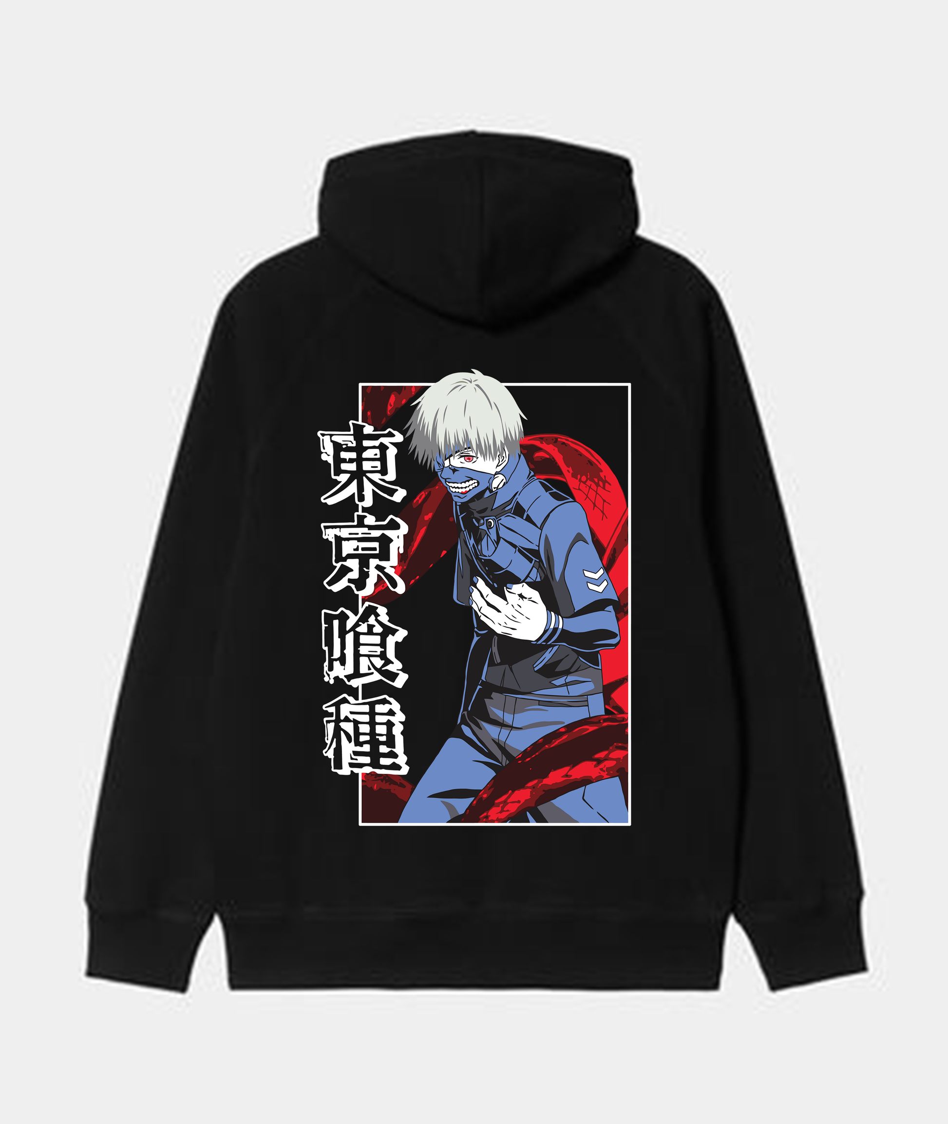 RED RECKONING: Tokyo Ghoul Kaneki Hoodie -Noirs Clothing- 