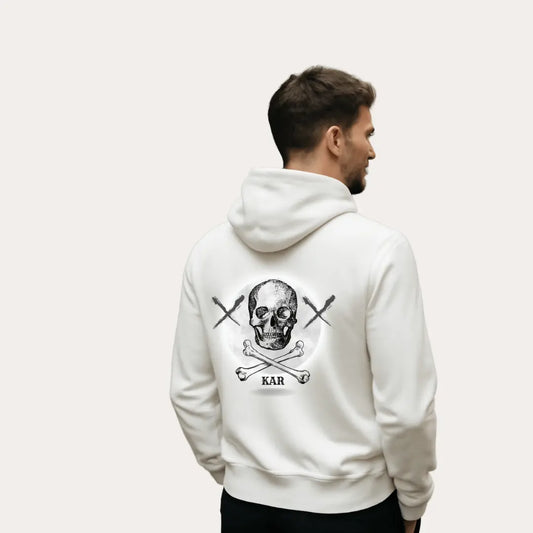 Skull Cross Bones Hoodie – Premium Streetwear Graphic Hoodie -Noirs Clothing- 