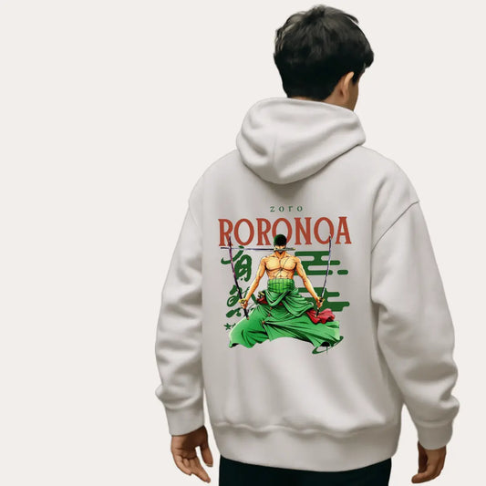 "Three-Sword Style" Zoro Hoodie | One Piece Fan Apparel -Noirs Clothing- 