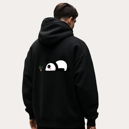 Trendy Panda Black Hoodie – Stylish & Comfortable for Everyday Wear -Noirs Clothing- 