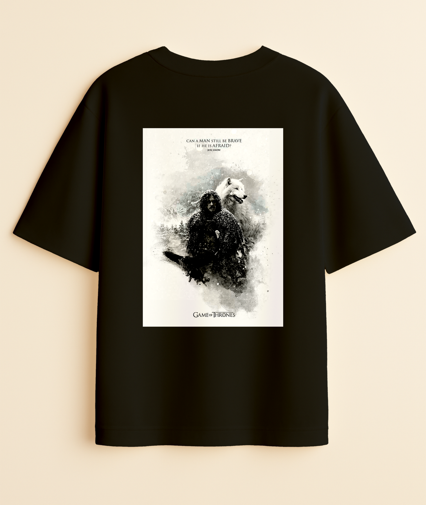The White Wolf Tee | Game of Thrones Noirs Clothing -Noirs Clothing