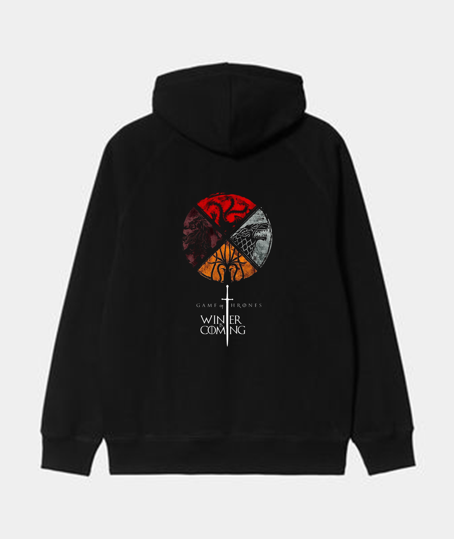 The Four Houses Hoodie | Game of Thrones. Noirs Clothing -Noirs Clothing